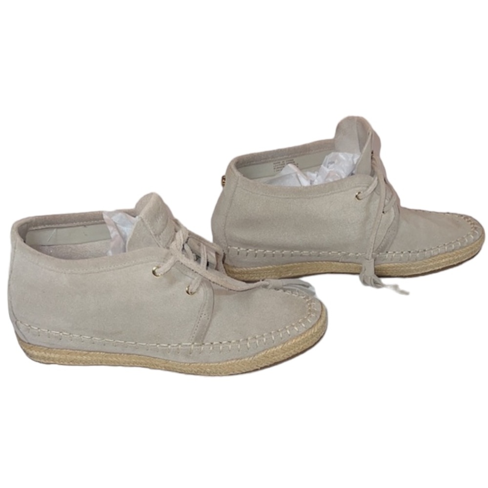 Michael Kors “Kendrick” hidden wedge moccasins Size 7.5 Gray stone color